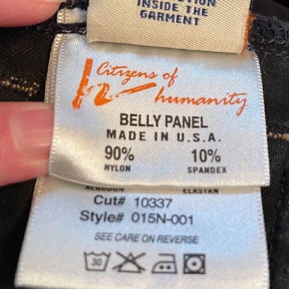 Citizens of Humanity Bootcut Maternity Jeans Belly Band Size 28 x 30 - Picture 8 of 12